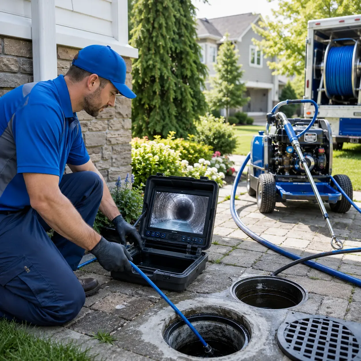 Outdoor drain cleaning professionals serving Elk Park, NC